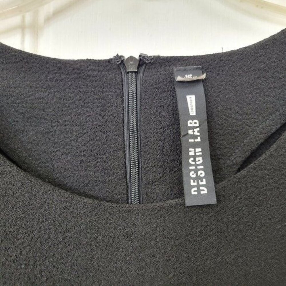 Design Lab Black Embroidered Mini Dress - Picture 2 of 6